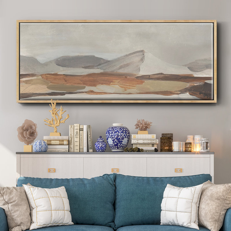 Dusky Mountain II- Framed Canvas