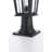Joelle 7 Inch Outdoor Post Light in Black