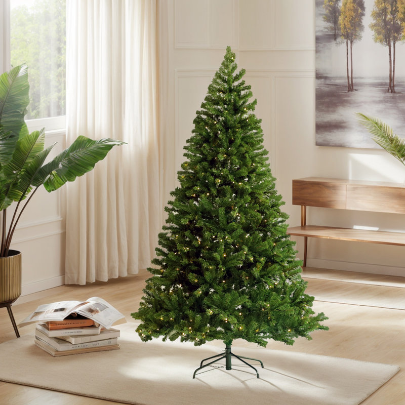 6ft Artificial  Pvc  Christmas Tree, Pre-Lit