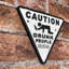 Eichhorn Cast Iron Caution Drunk People Wall Sign