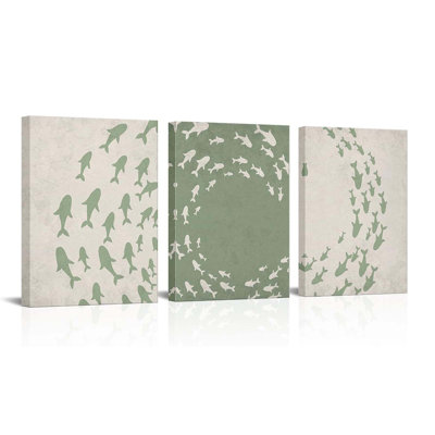 3 Piece Wrapped Canvas Wall Art