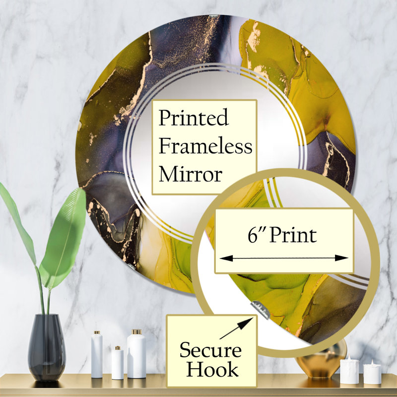 Miroir de salle de bain sans cadre, 32 po x 32 po