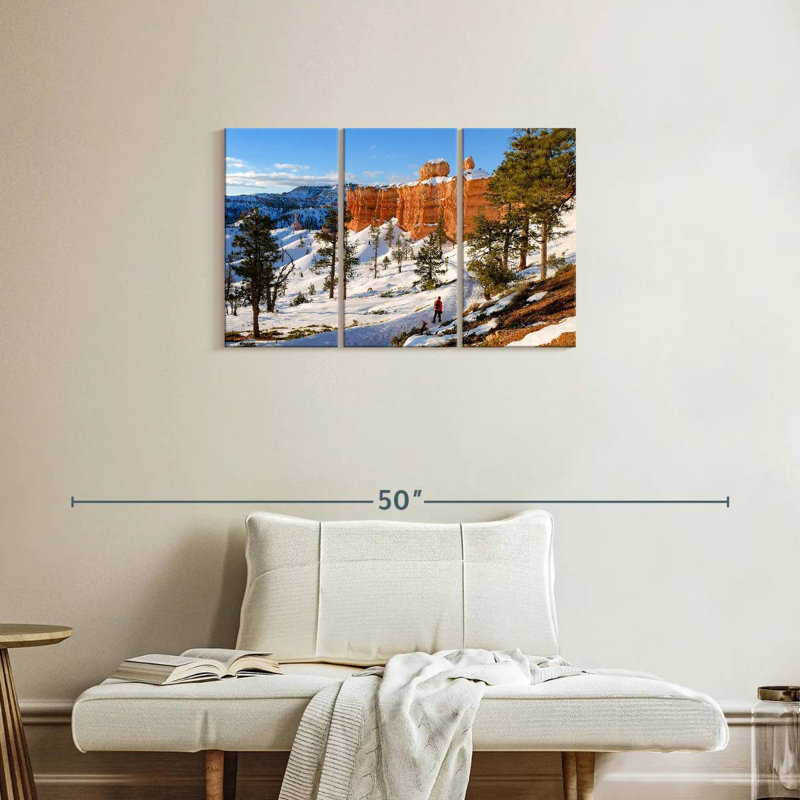 Bryce Canyon Snowy Mountain, H 20 po x l 33 po