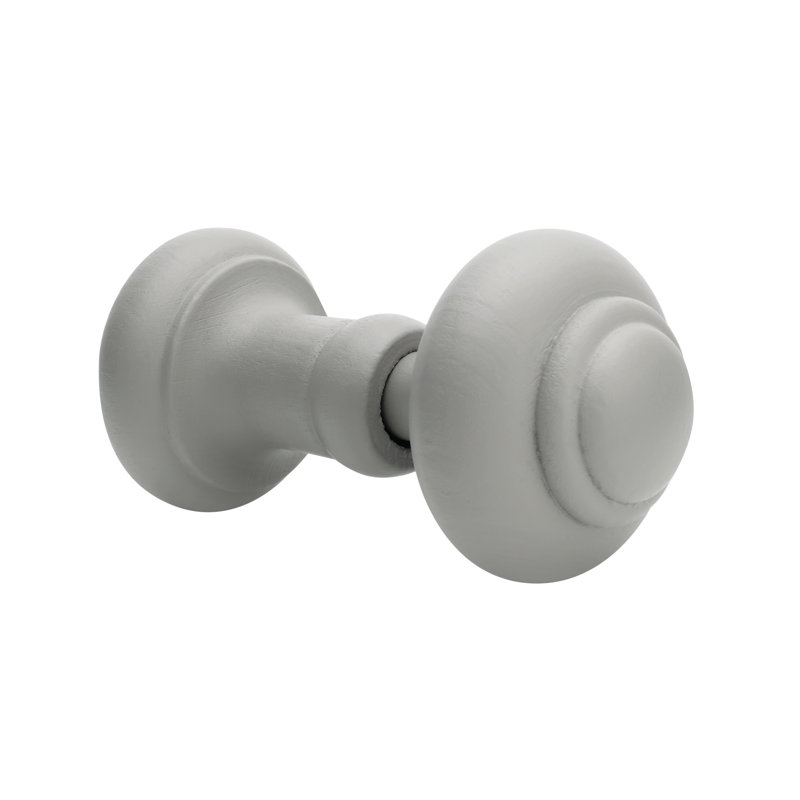 Keswick Wood Curtain Holdback, 7.4" H x 7.4" W x 12.9" D, Truffle