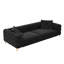 Canapé-lit convertible moderne avec siège profond et capitonnage à boutons-956991606