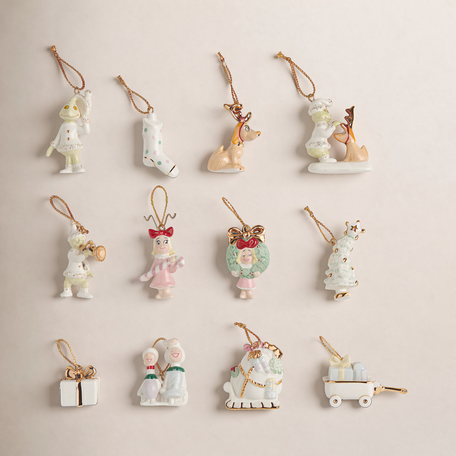 How The Grinch Stole Christmas 12-Piece Ornaments