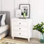 21.65'' W Nightstand, 3 - Drawer Nightstand, Bed Side Table Wood Nightstand Small Bedside Table And Dresser