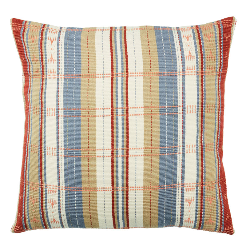 Housse et insert d'oreiller en coton Sereia, Housse de coussin seulement - sans insert