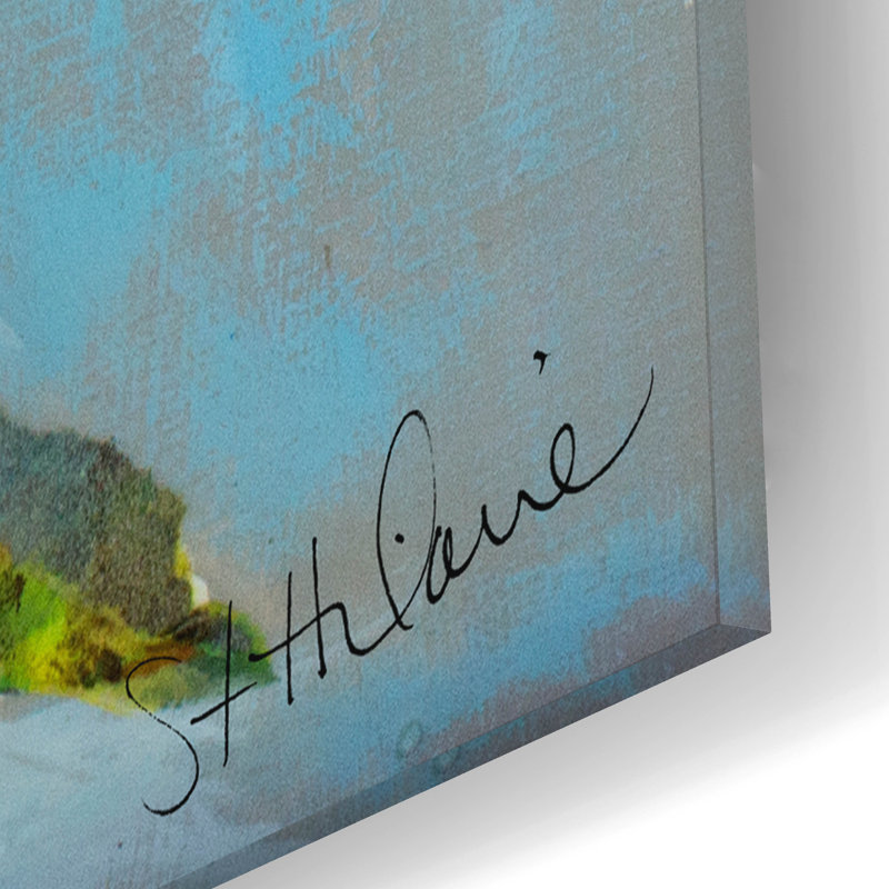 «Red Sheep Studio» par St. Hilaire Elizabeth, Red Barrel Studio®, art mural en verre acrylique, H 12 po x l 12 po x P 0,13 po