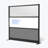 Harmony Workflow Modular Wall with Frame - Wide Panel Starter Wall with Whiteboard-98977764-112283461