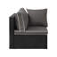 Ensemble de conversation modulaire en rotin avec coussins 4 pièces Alans-1459578769-1459578770