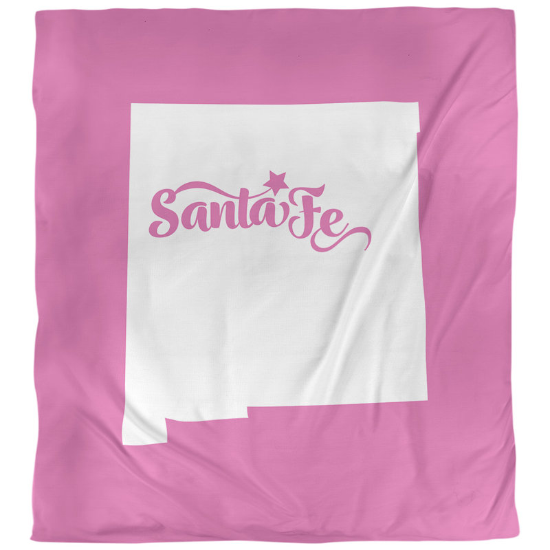 Housse de couette santa fe new mexico, Rose, Microfibre