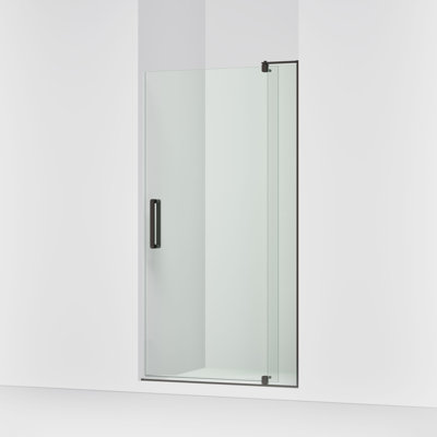Revel 40'' x 74'' Pivot Shower Door with CleanCoat® Technology