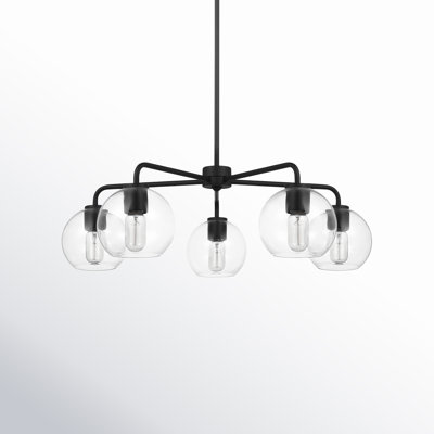 Childerley 5 - Light Sputnik Linear Chandelier