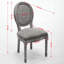 Chaise de salle à manger en bois massif-1318400092