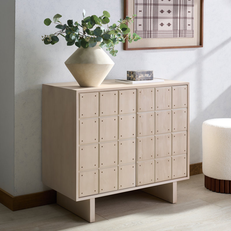 Commode en bois Novelli, Sable