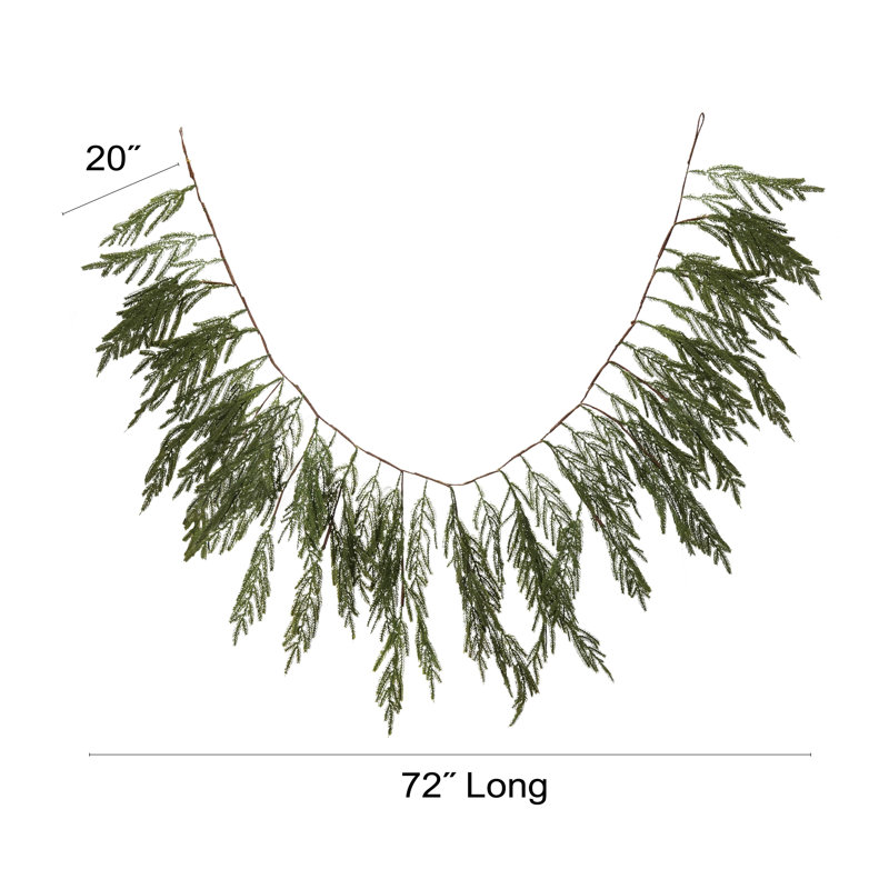 Faux Cypress Garland