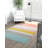 Striped Machine Woven Polypropylene Plastic Rug-73607657
