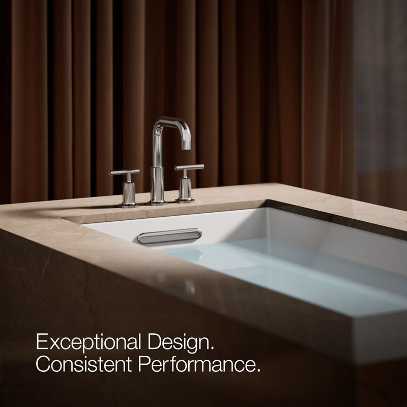 Purist® for Two Deck-Mount Bath Faucet Trim for High-Flow Valve with Lever Handles, Valve Not Included, Vibrant Titanium