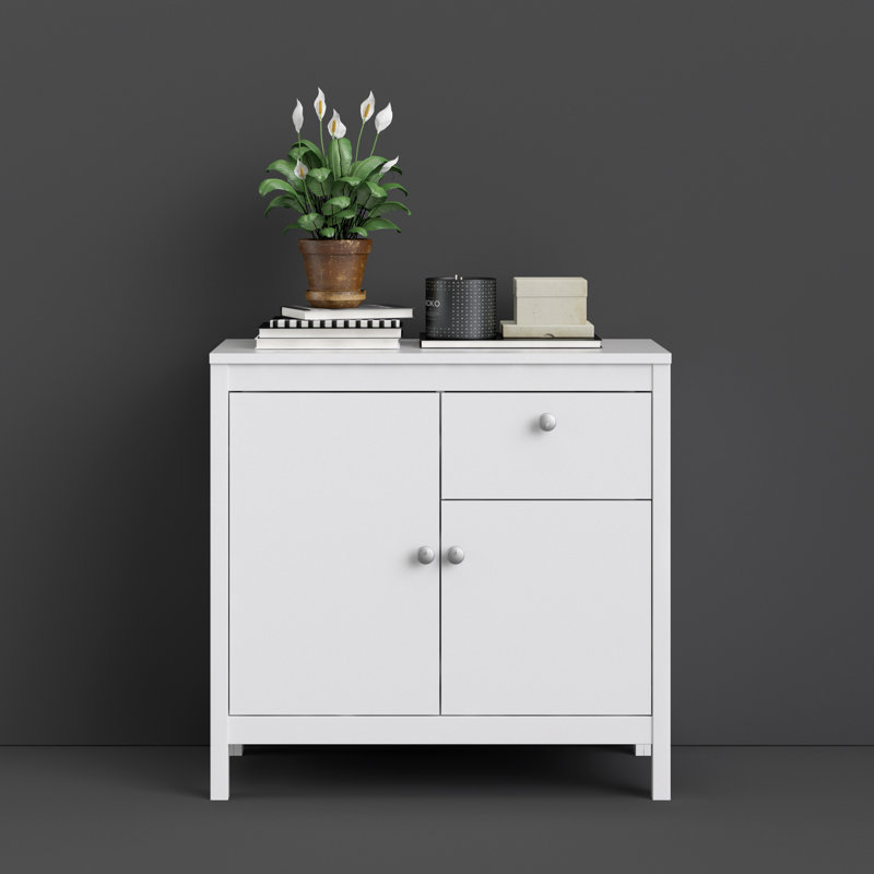 Cynsere 82.1 Cm Wide 1 Drawer Sideboard, White