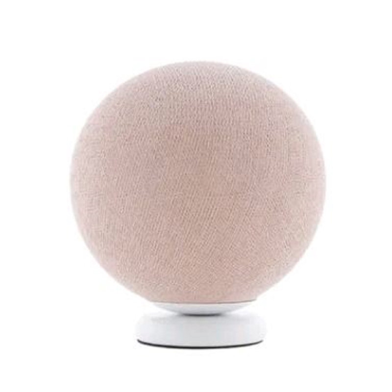 Lampe de table, Rose pâle, H 9,84 po x l 9,84 po x P 9,84 po