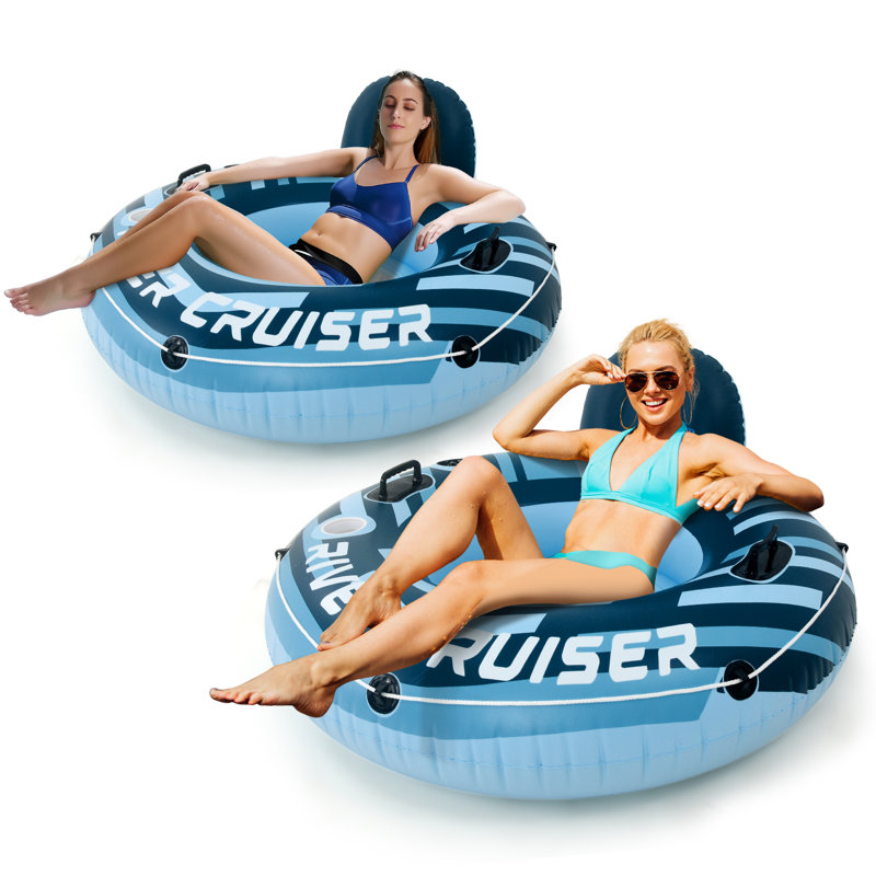Tubes de rivière Sunriot pour flotter, bleu