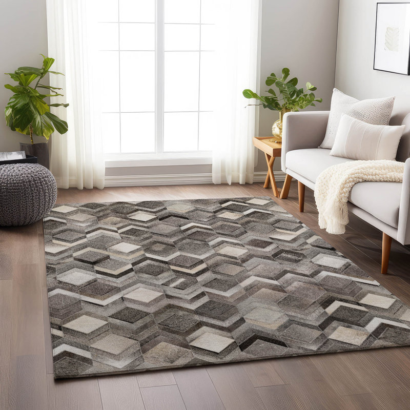  Premium Machine Washable Jaylia AMF100 Rug, Rectangle 9' x 12'