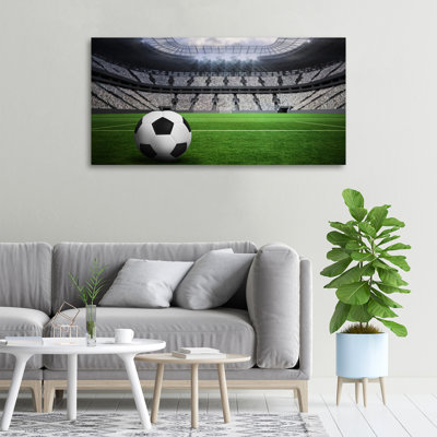 Ball In The Stadium - No Frame Print on Canvas