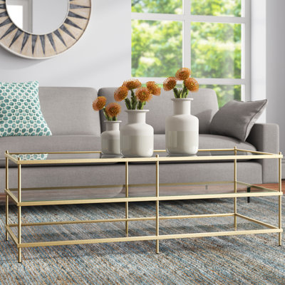 Anne Glass Top Coffee Table