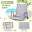Ashlene 4-Person Outdoor Patio Dining Set-2146435794