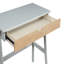 Bureau Hilton gris / naturel