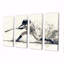 Ensemble de salon mural de baseball noir et blanc Minimal-797244575