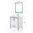 Ziva 30 in W x 22 in D Single Bath Vanity and White Top-163753882-212586890