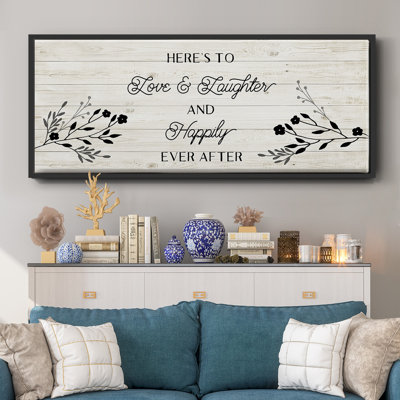 Happily Ever After - toile encadrée