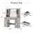 Farmhouse Vanity Desk With Mirror And Lights-196338118
