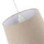 20cm H Fabric Drum Lamp Shade ( No Direct Attachment Method ) in Beige