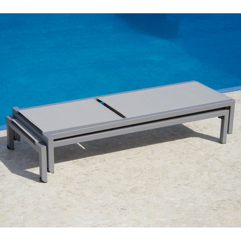 Relax Sunbed - Gray/Gray, Gray, Gray
