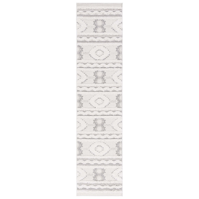Tapis intérieur / extérieur Amritpreet Southwestern, Tapis de couloir 2 pi x 8 pi