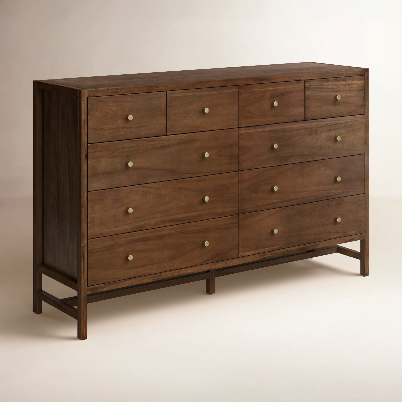 Soline 72" Acacia Double Dresser, Brown