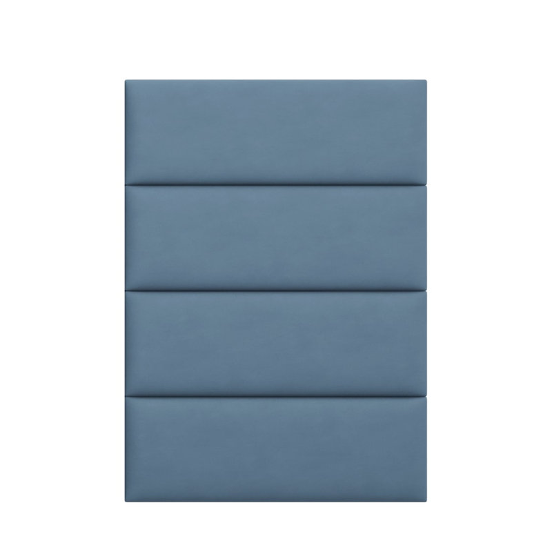 Panneau de microsuède bleu océan