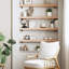 Flagstaff Oak Solid Wood Floating Shelf-855630535