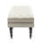Casablanca Fabric Upholstered Bench with Wheels-833605210