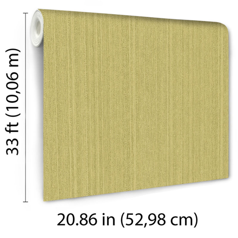 Papier peint texturé Rope, Moutarde