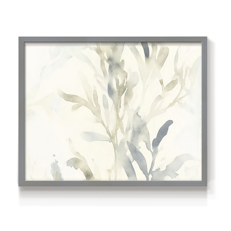 Abstract Series-XXVIII -Framed Print - Restickable, 16" H x 20" W, Gray