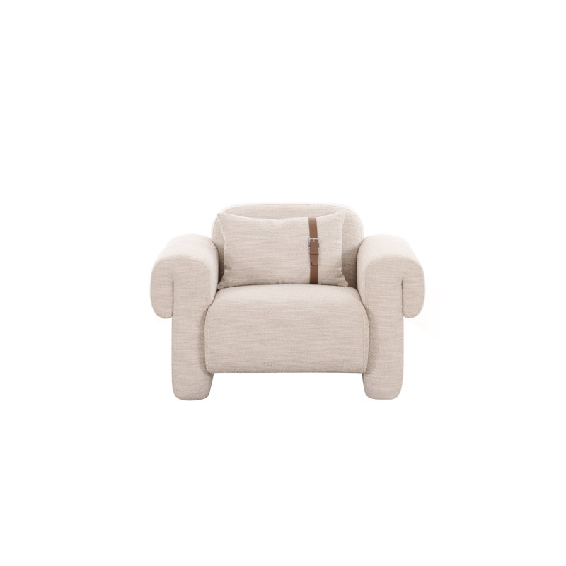 Chaise d'appoint rembourrée Montara