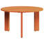 Coffee Table Solid Pine wood Modern Living Room Round Wood Indoor-300749208