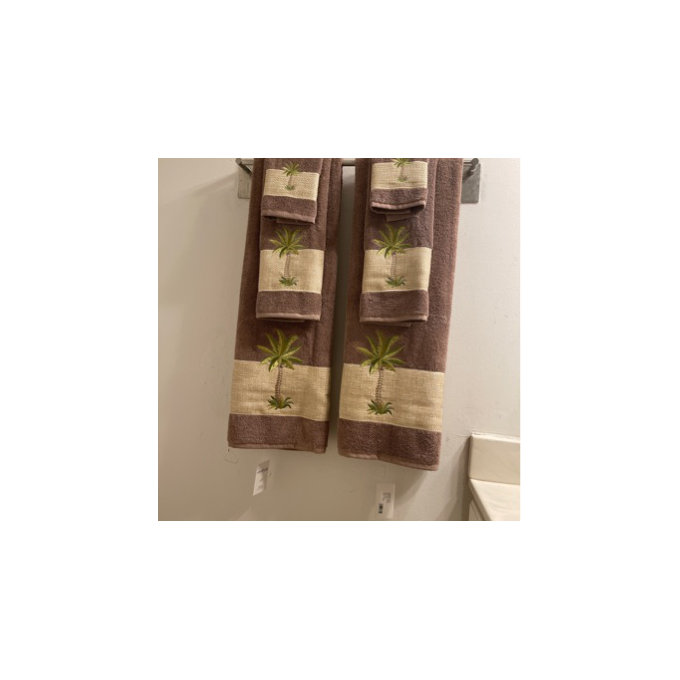 Colton 3 Piece Turkish Cotton Towel Set - Latte