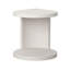 Stratum Solid Wood Floor Shelf End Table with Storage