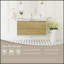 Meuble-lavabo flottant de 42 pouces avec lavabo, rangement mural moderne pour salles de bain sans encombrement
