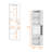 White Corner Bar Storage Cabinet With 5 Shelves - Entertains Guests, Long-Lasting Quality Large For Enhances , And Functional